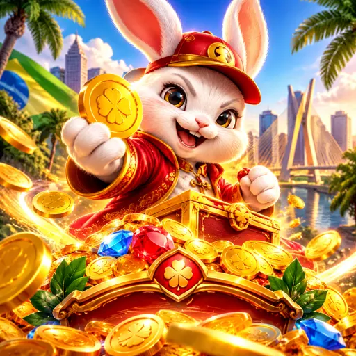 Tela do caça-níqueis Fortune Rabbit com rolos 3x3