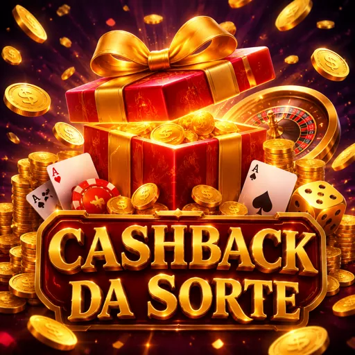 Arte da campanha de cashback semanal nas mesas ao vivo