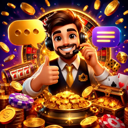Janela de chat de atendimento do 76b.com aberta em celular com atendente online